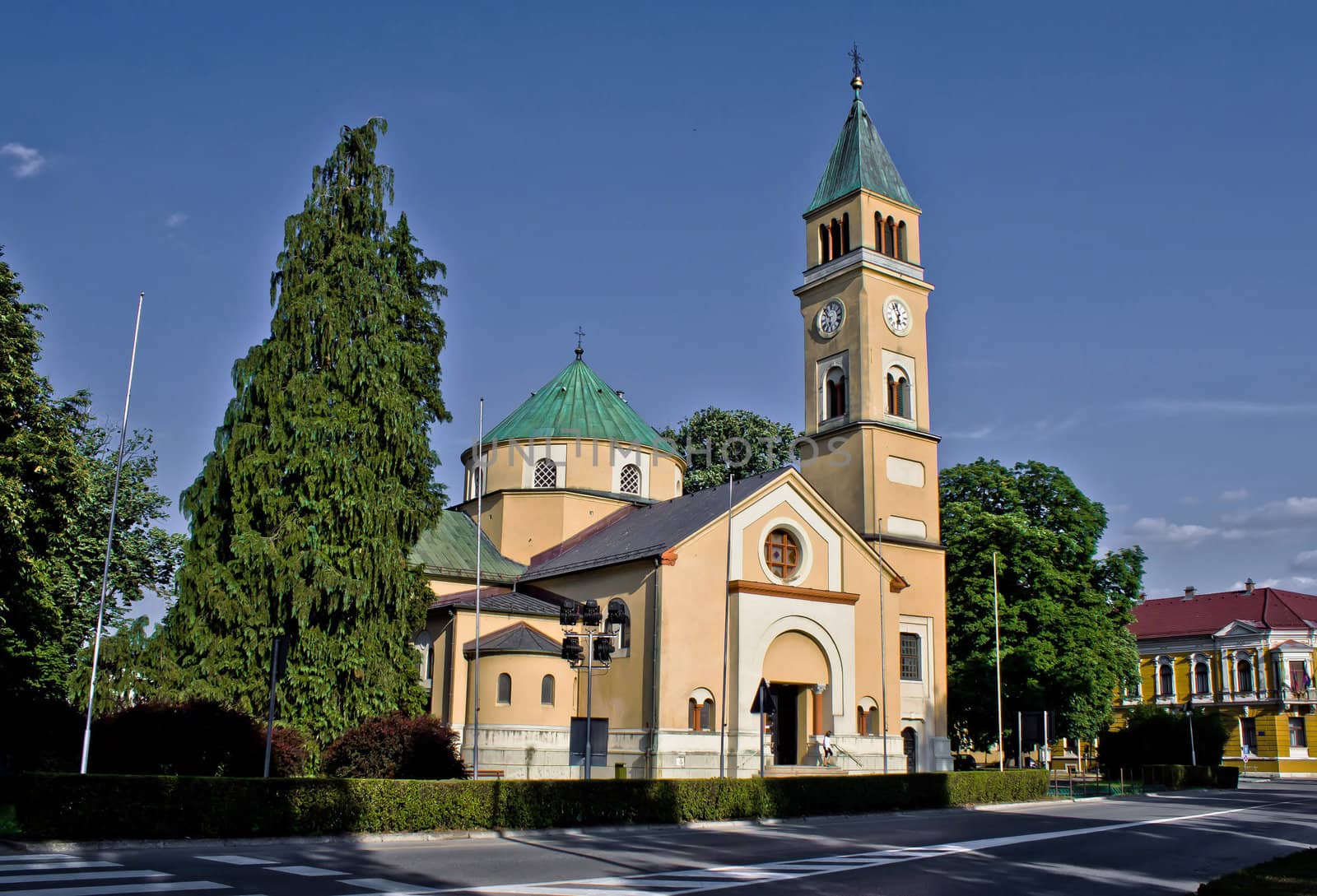 St. Juraj church in Durdevac, Podravina, Croatia by xbrchx