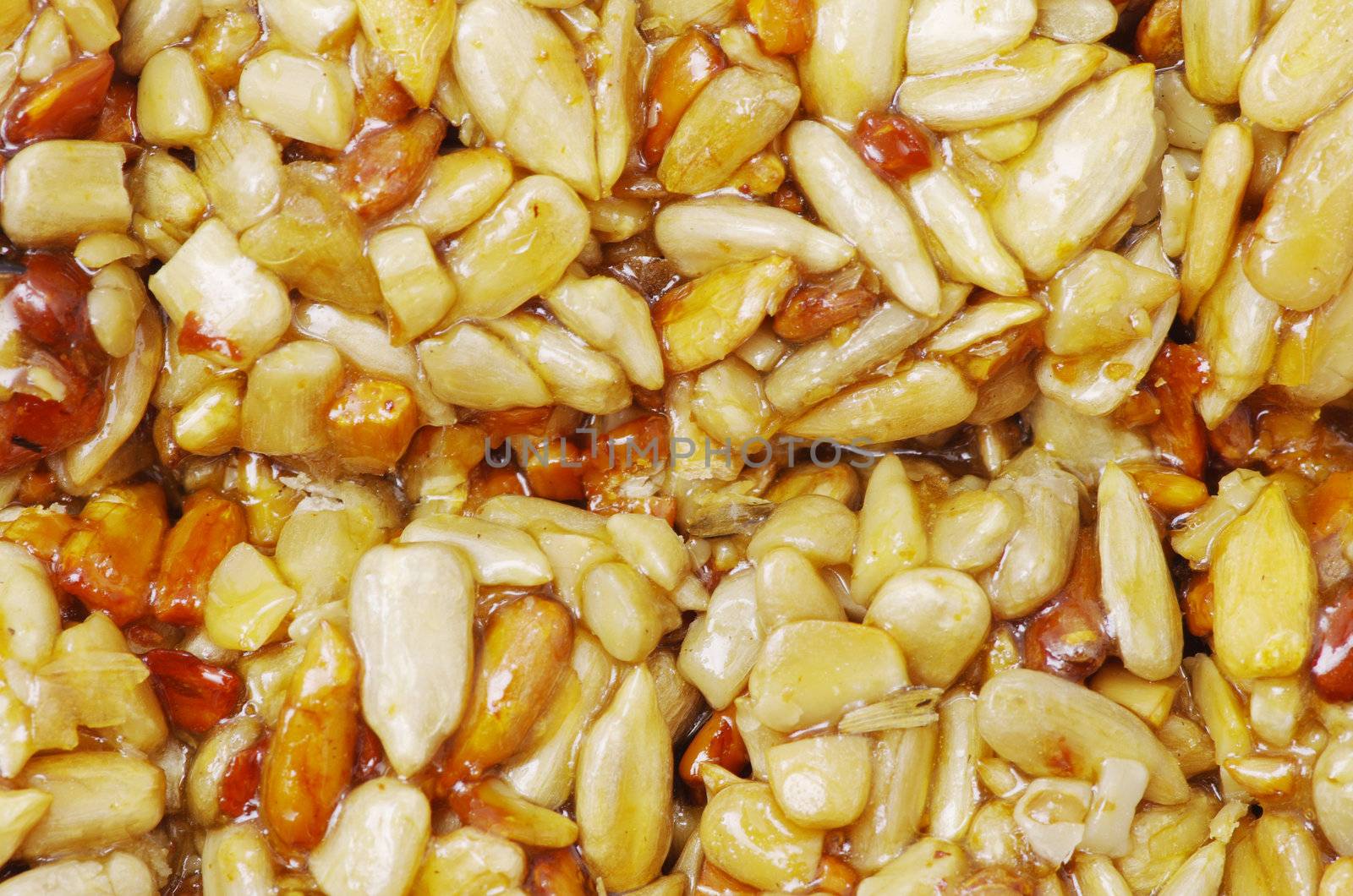 sunflower seeds isolated on white