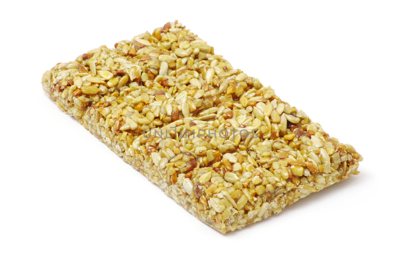 sunflower seeds isolated on white