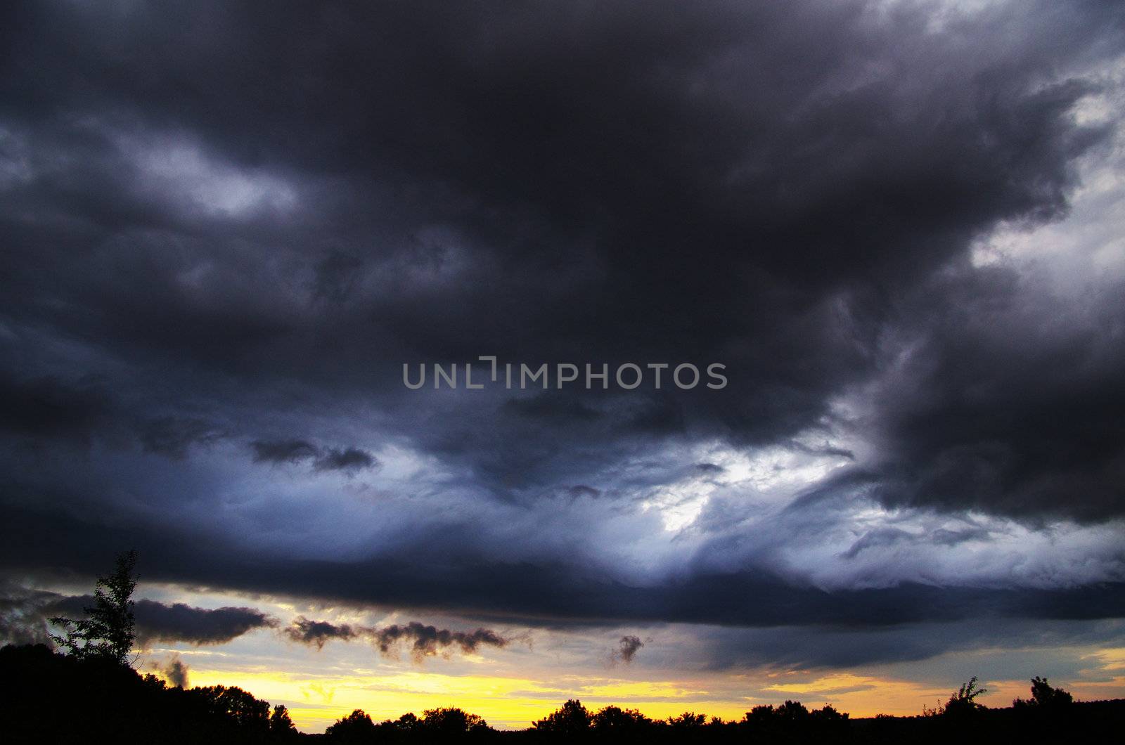 sky with clouds and sun