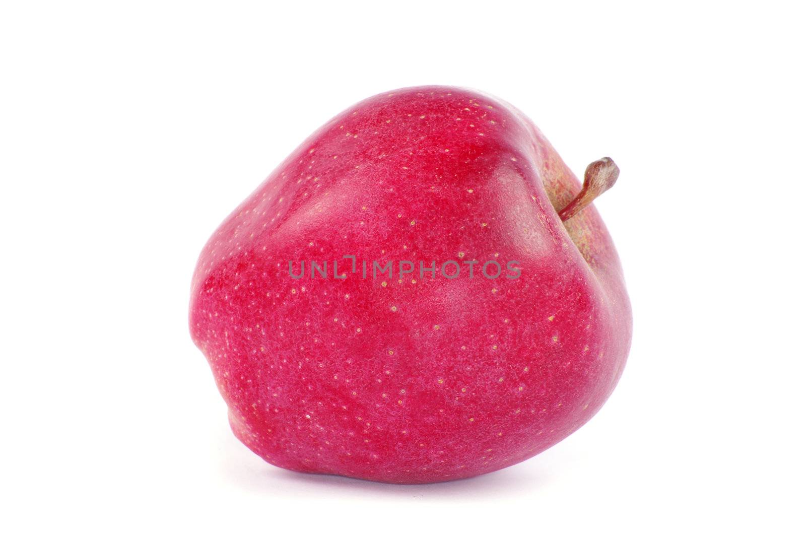 fresh apples isolated on a white