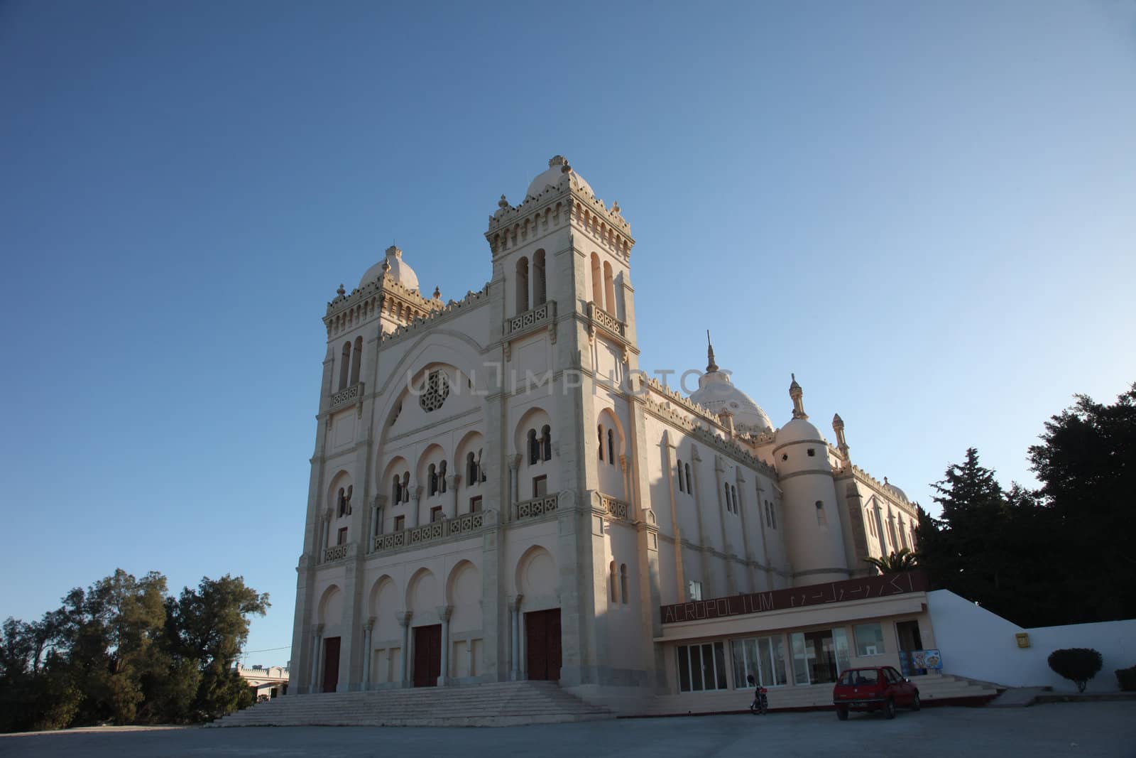 Tunisia. Carthage. Byrsa hill - Saint Louis cathedral