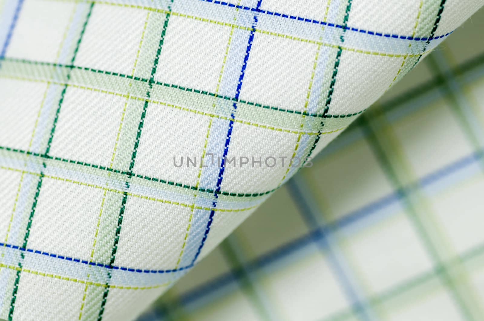 Close up real gridded fabric