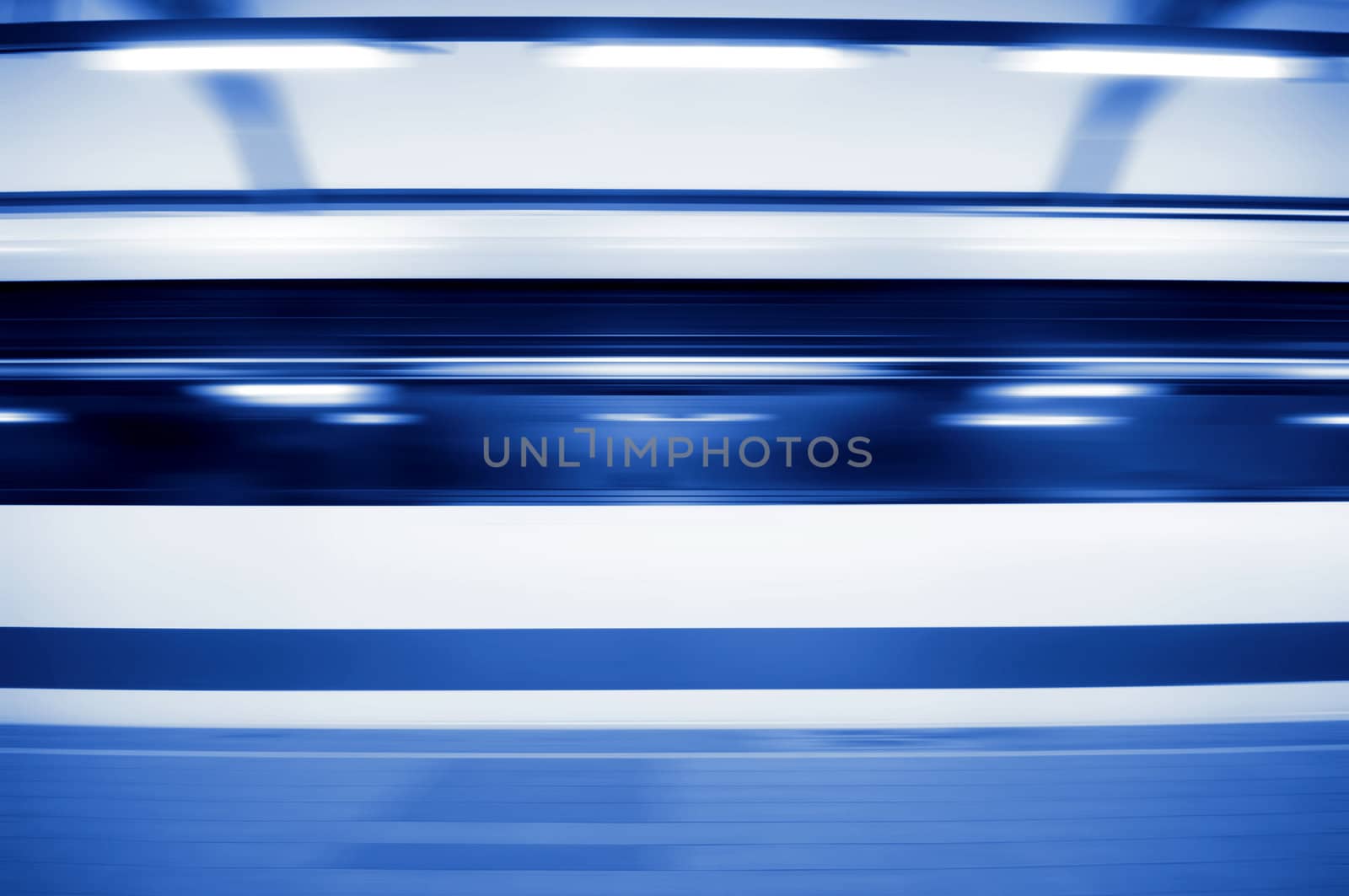 Panning on a moving fast train.