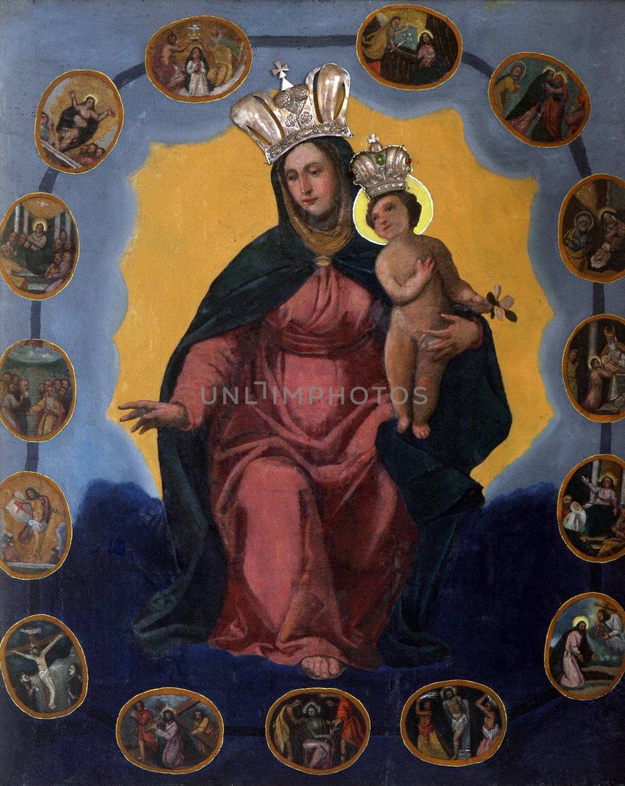 Blessed Virgin Mary Queen of the Holy Rosary