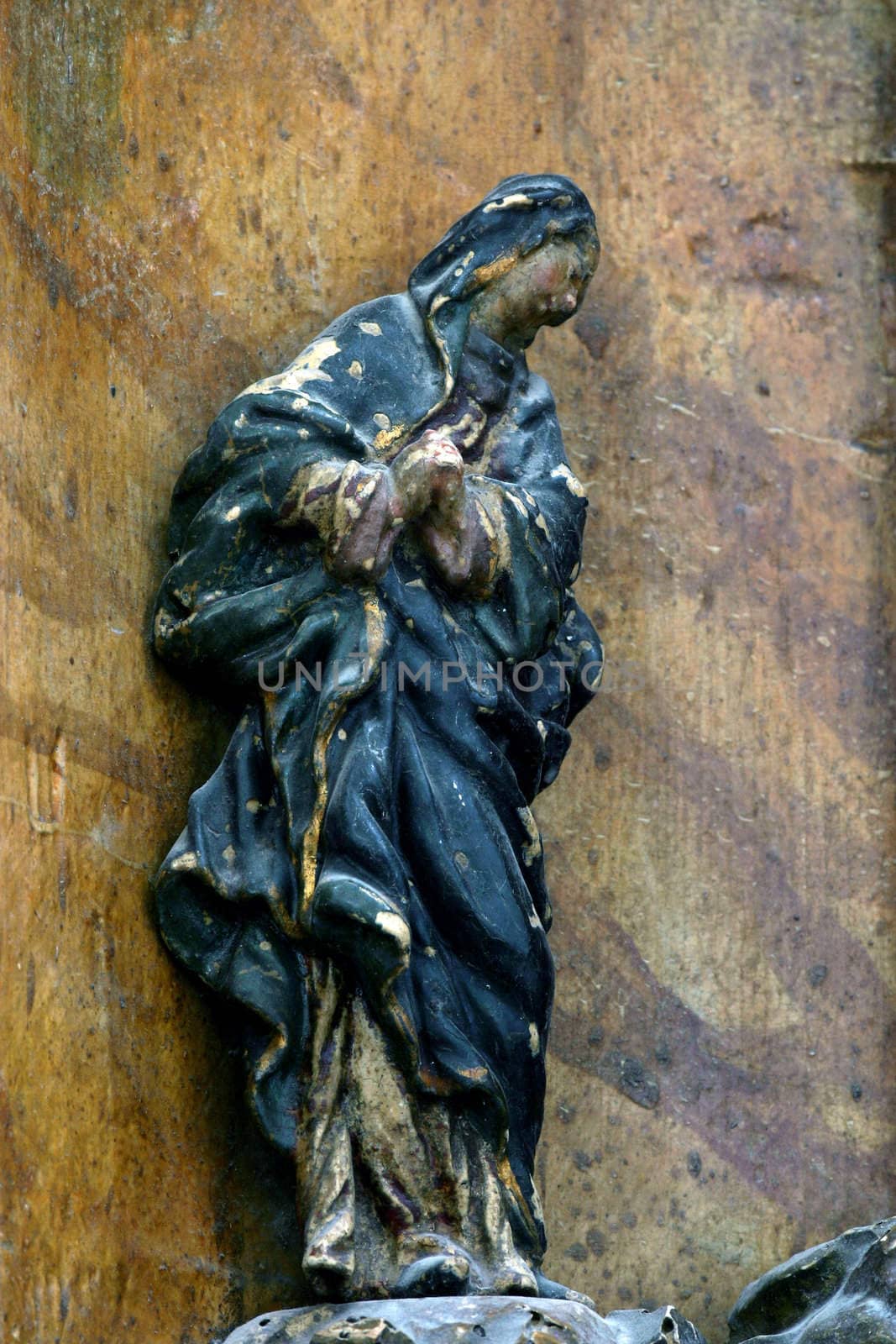 Blessed Virgin Mary under the cross