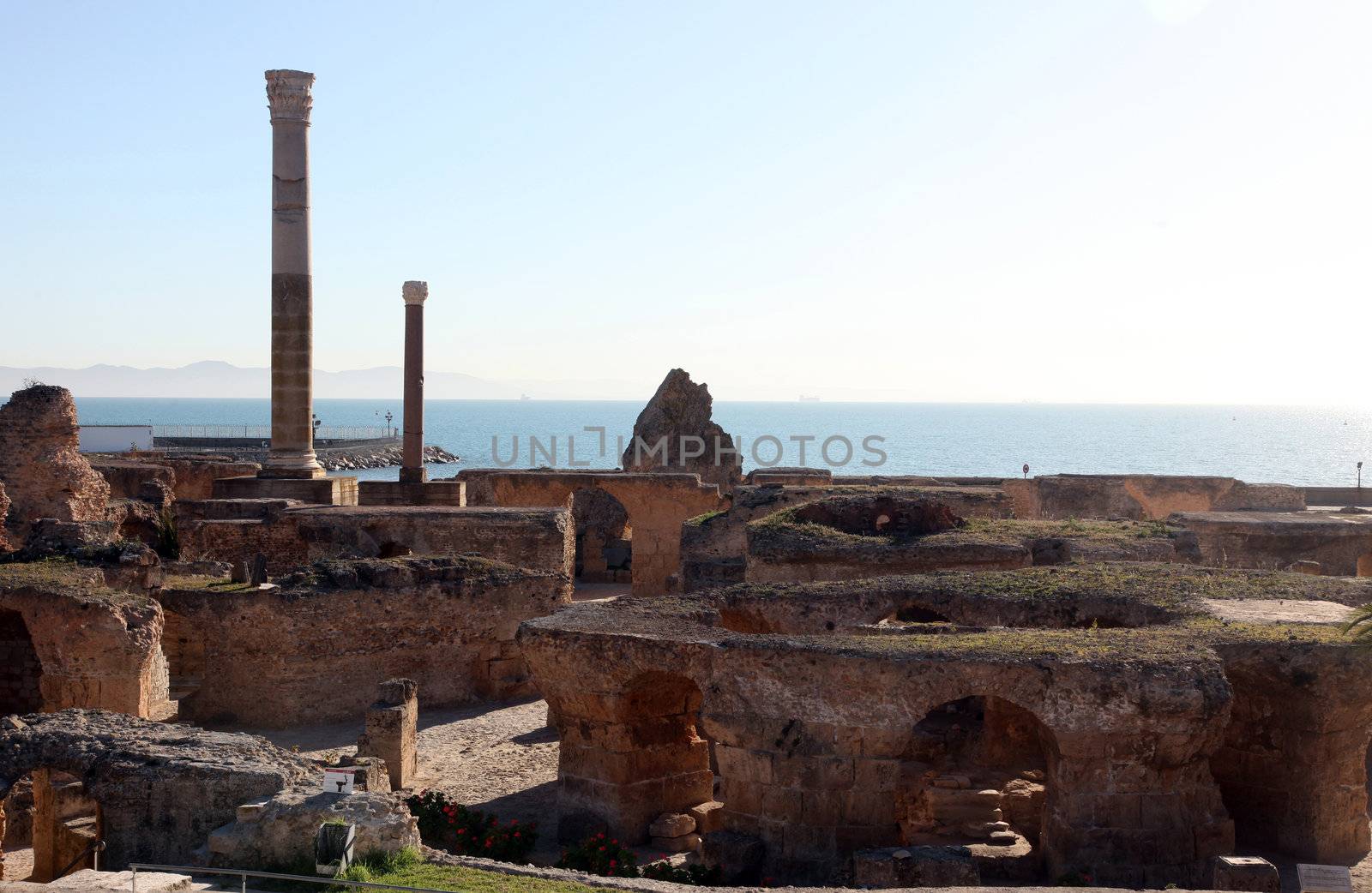Tunisia. Ancient Carthage. The Antonine Baths
