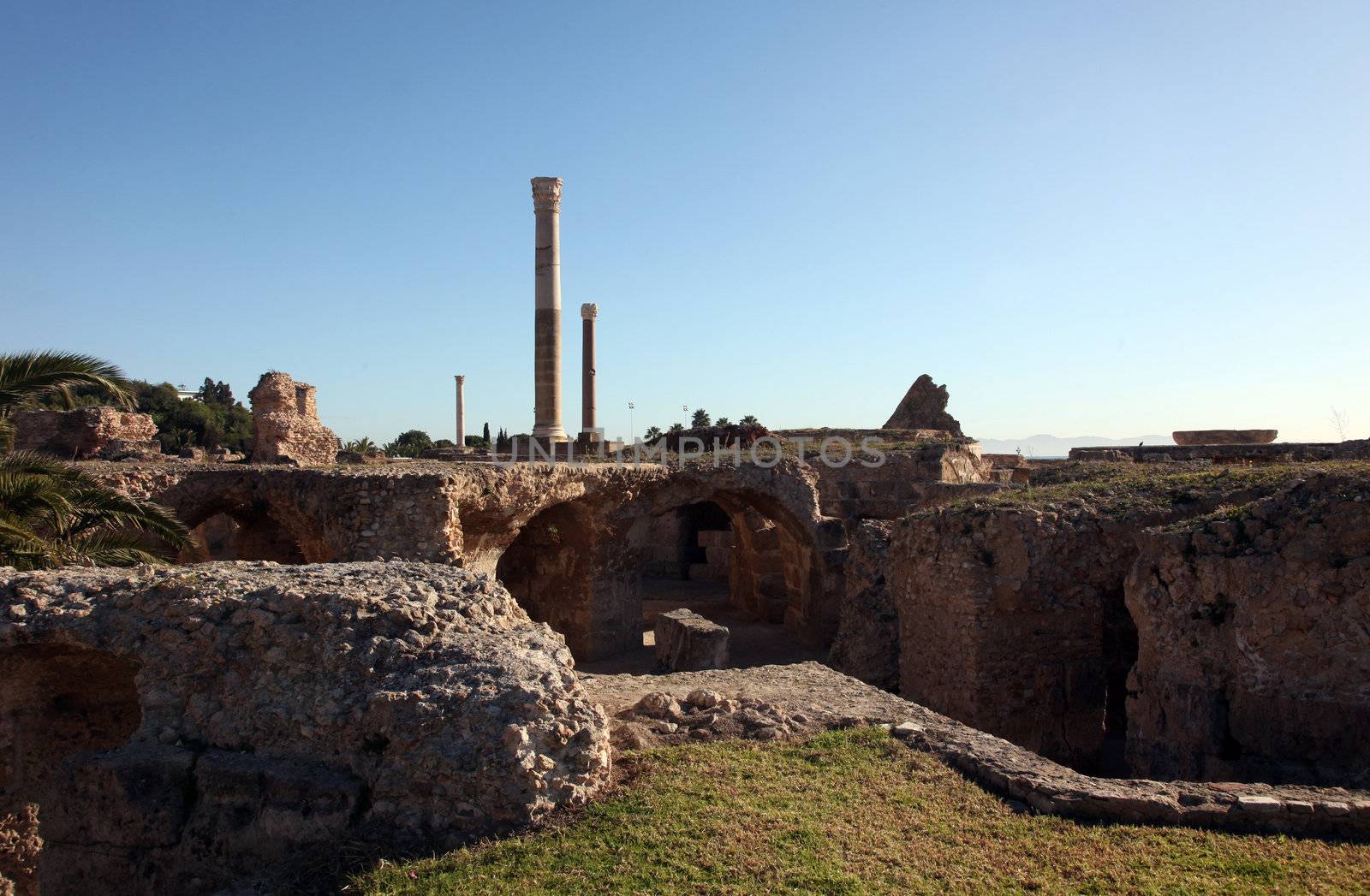 Tunisia. Ancient Carthage. The Antonine Baths