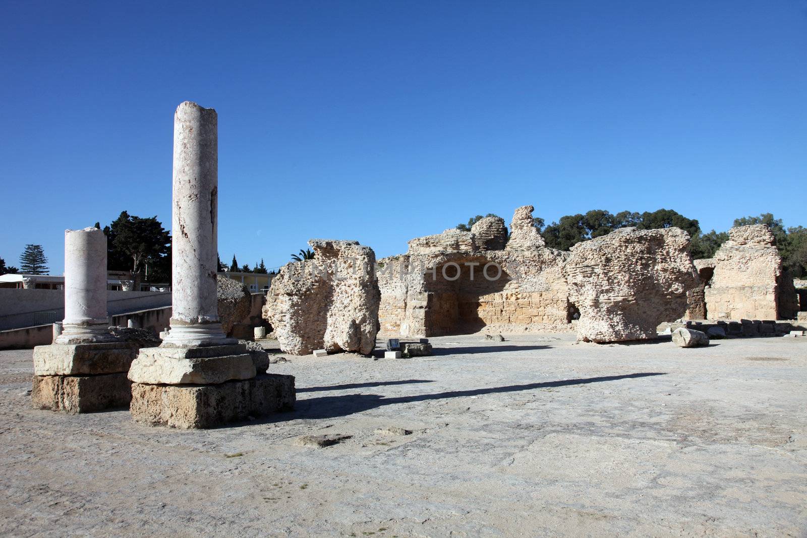 Tunisia. Ancient Carthage. The Antonine Baths