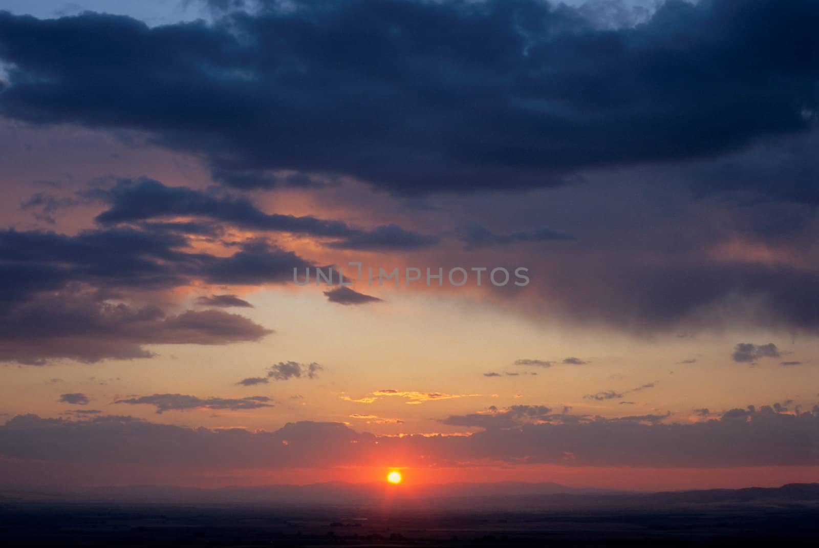 Summer Sunset near Bozeman, Gallatin County, Montana, USA by CharlesBolin