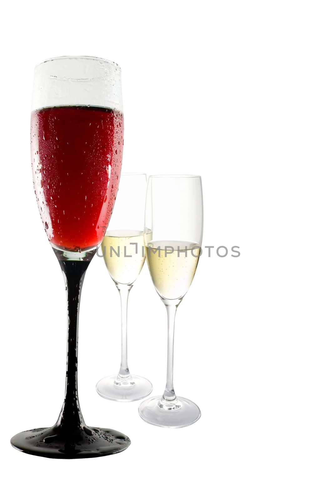 Red wine being poured into a wine glass by rufous