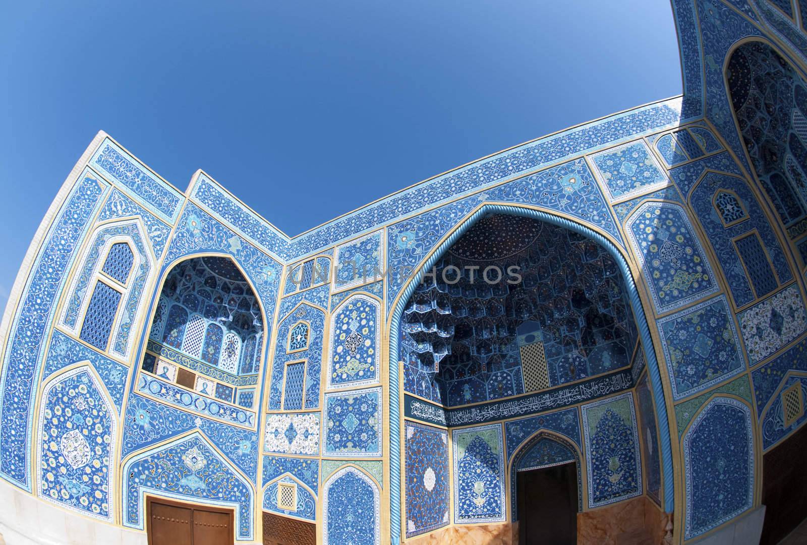 Sheikh Lotf Allah Mosque in Isfahan in Iran.