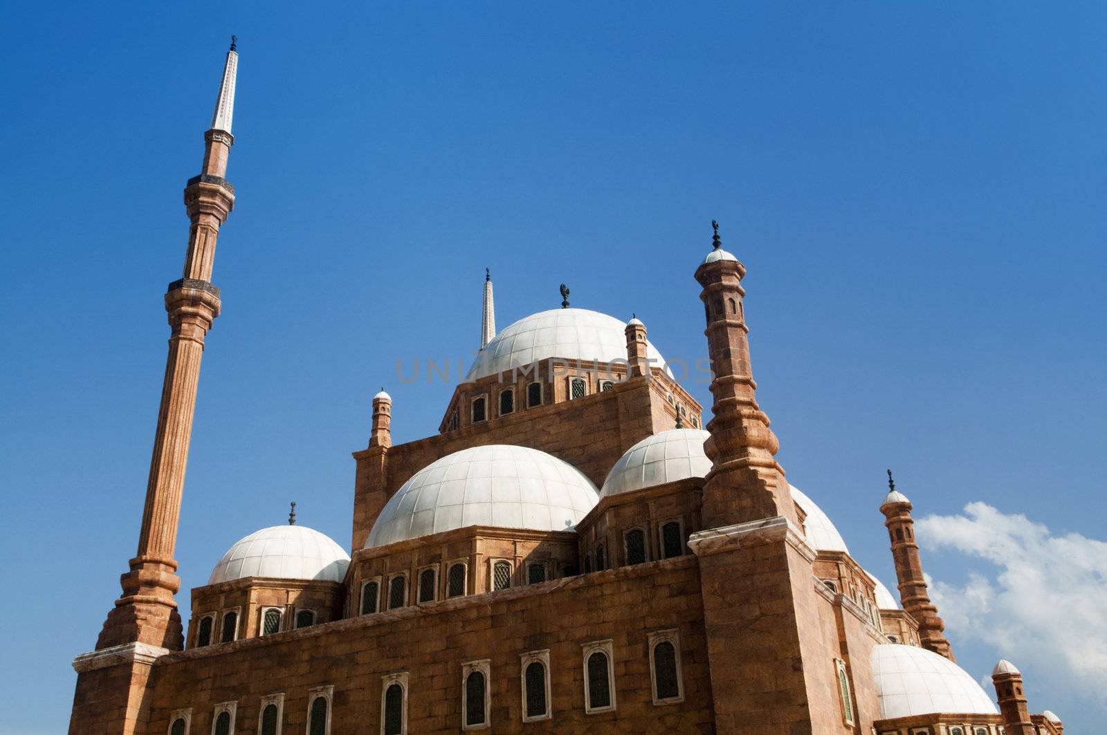 Exterior view of Mohammed Ali Mosque, Cairo, Egypt.