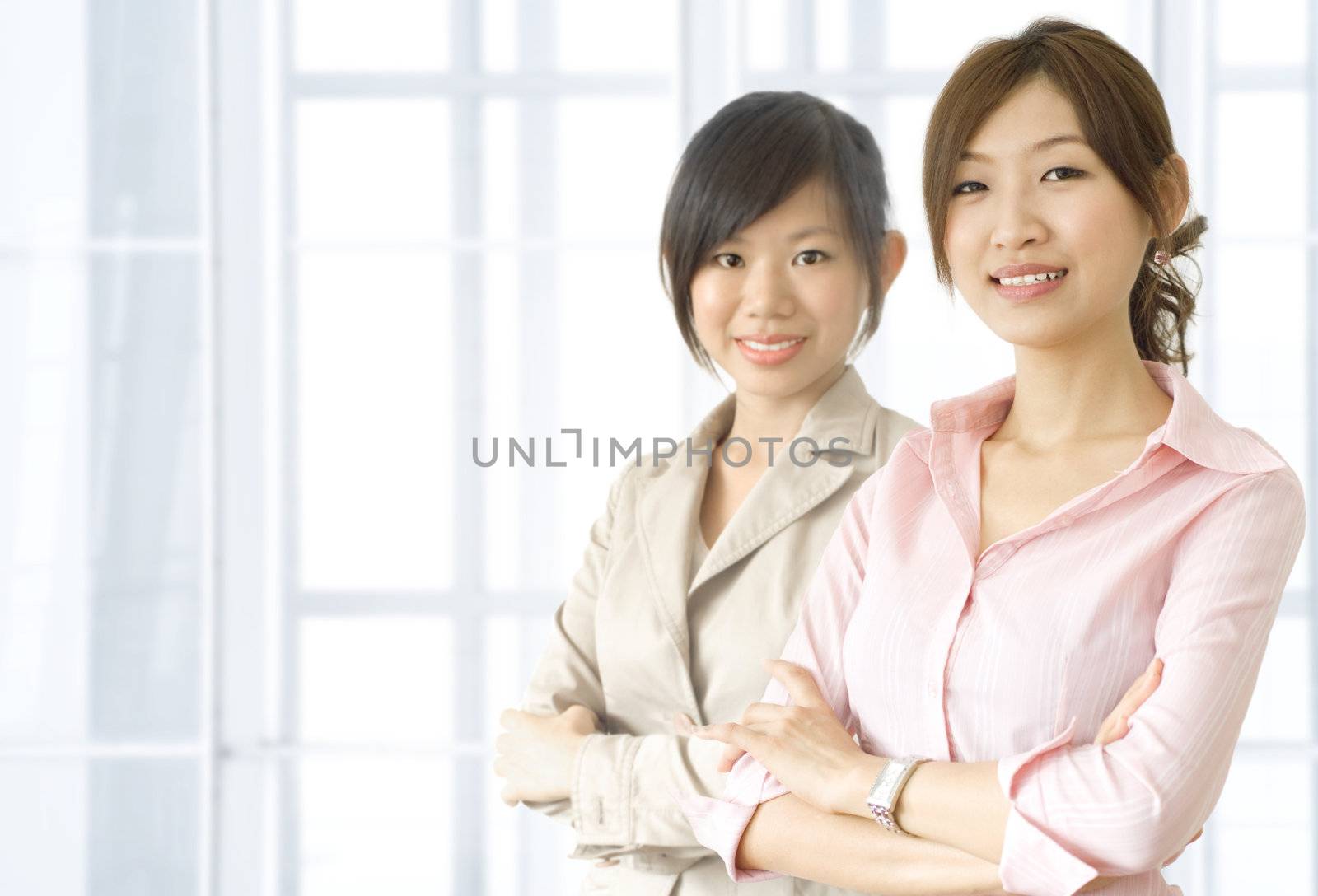 Asian business women in office environment