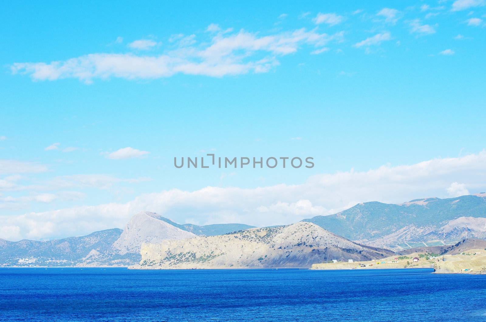 beautiful  sea and blue sky