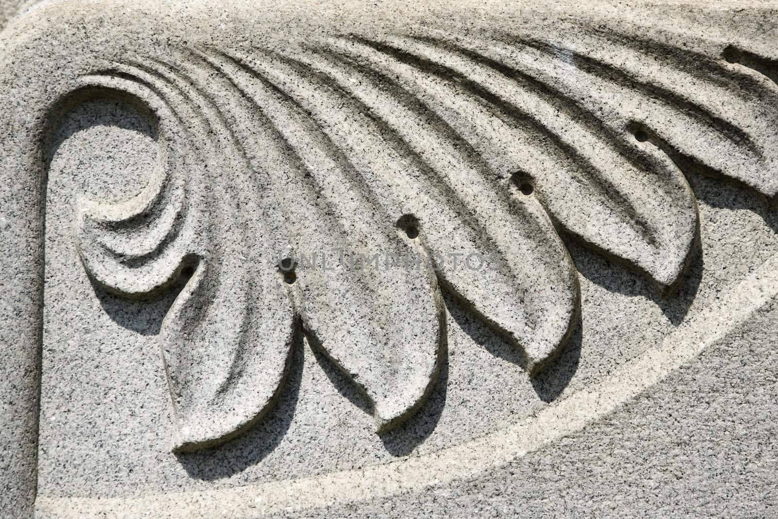 Gravestone detail by iofoto