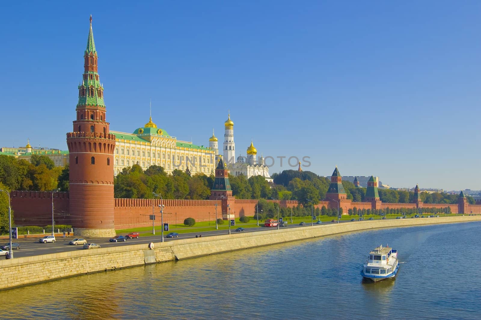 View From Moscow-river On Kremlin.