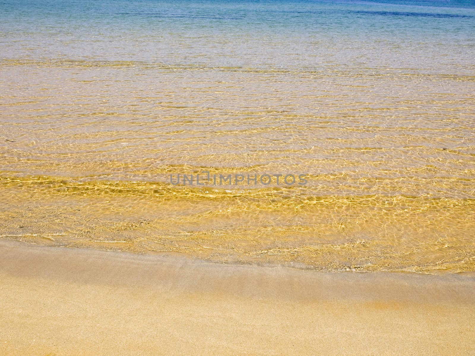 Beautiful Mediterranean beach on the island of Malta