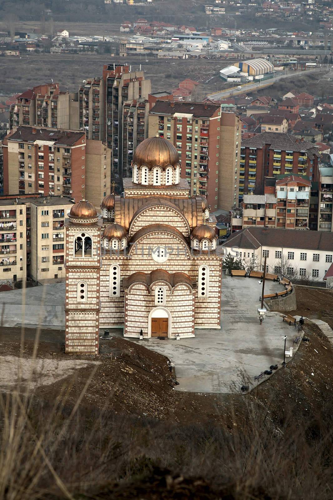 Orthodox Church in Kosovska Mitrovica. by fotokate