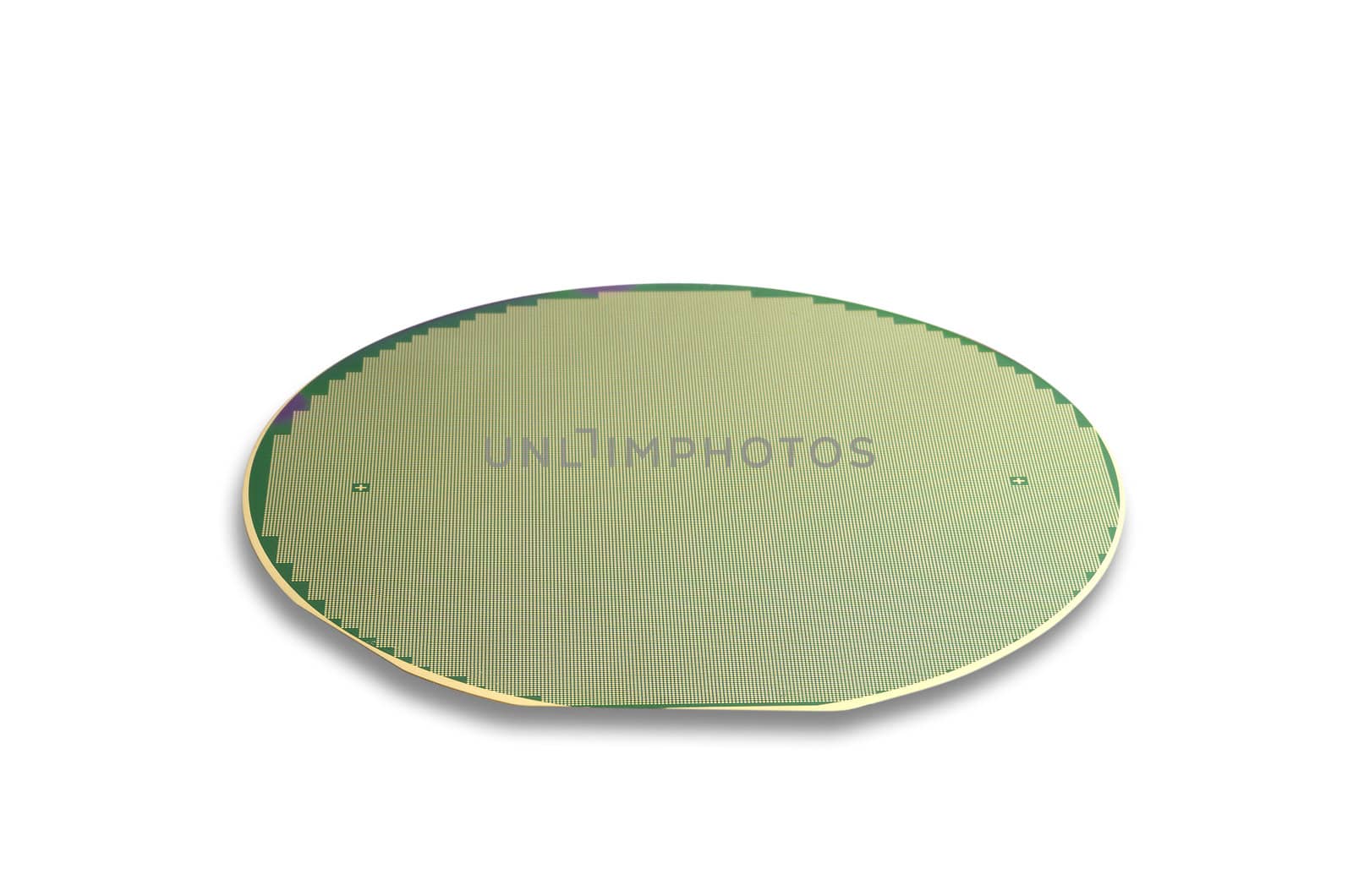 Silicon wafer, isolated by f/2sumicron