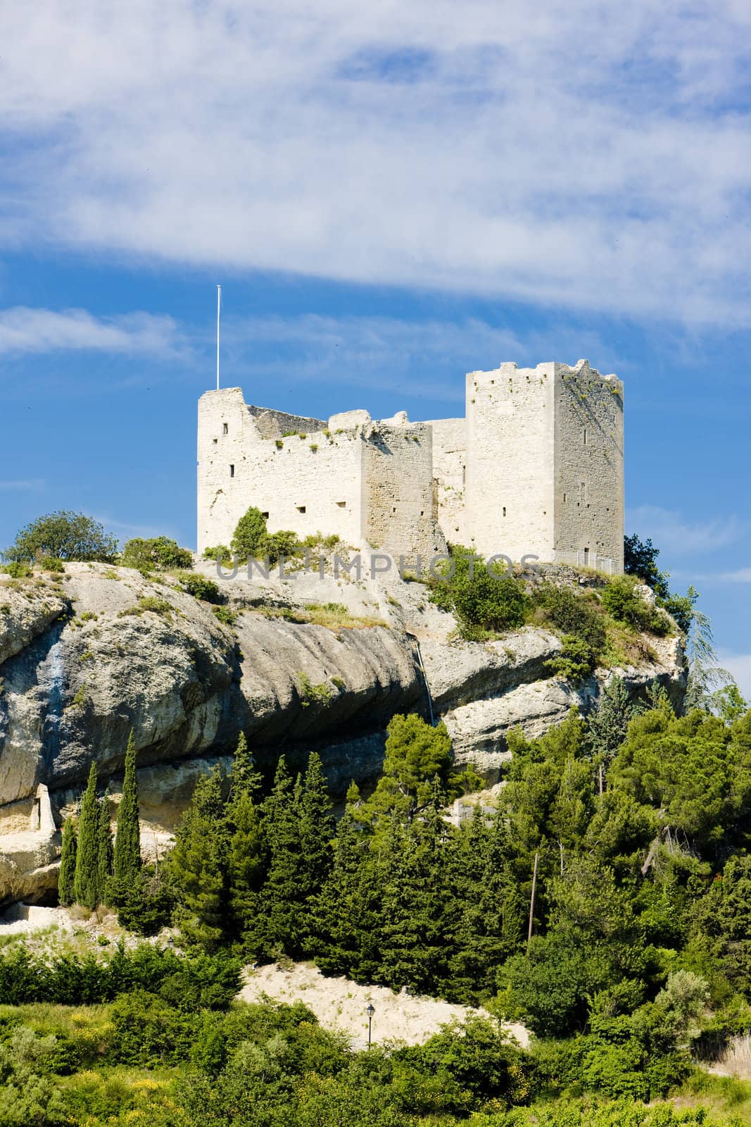 ruins of castle, Vaison-la-Romaine, Provence, France by phbcz