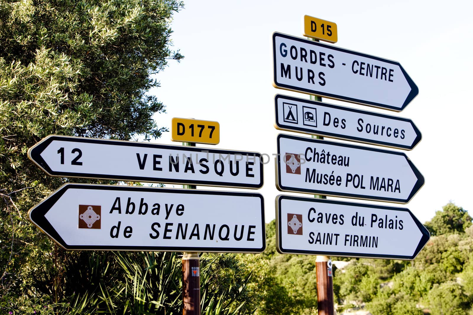 signposts, Provence, France
