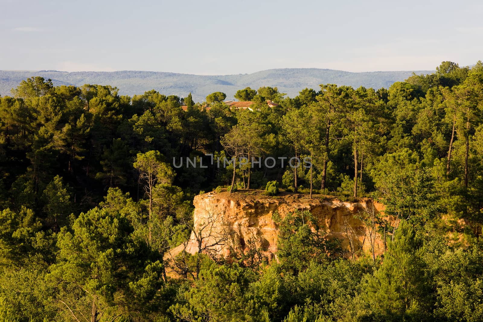 landscape near Roussillon, Provence, France