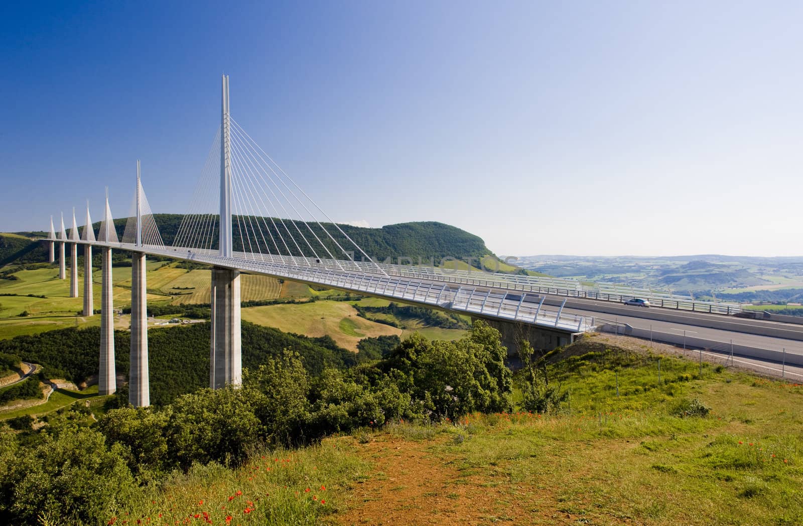 Millau Viaduct, Aveyron D�partement, France