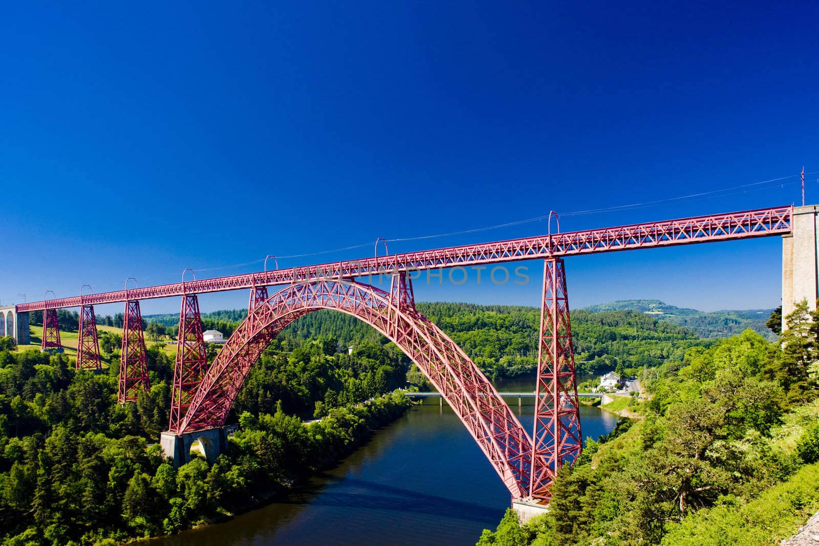 Garabit Viaduct, Cantal D�partement, Auvergne, France