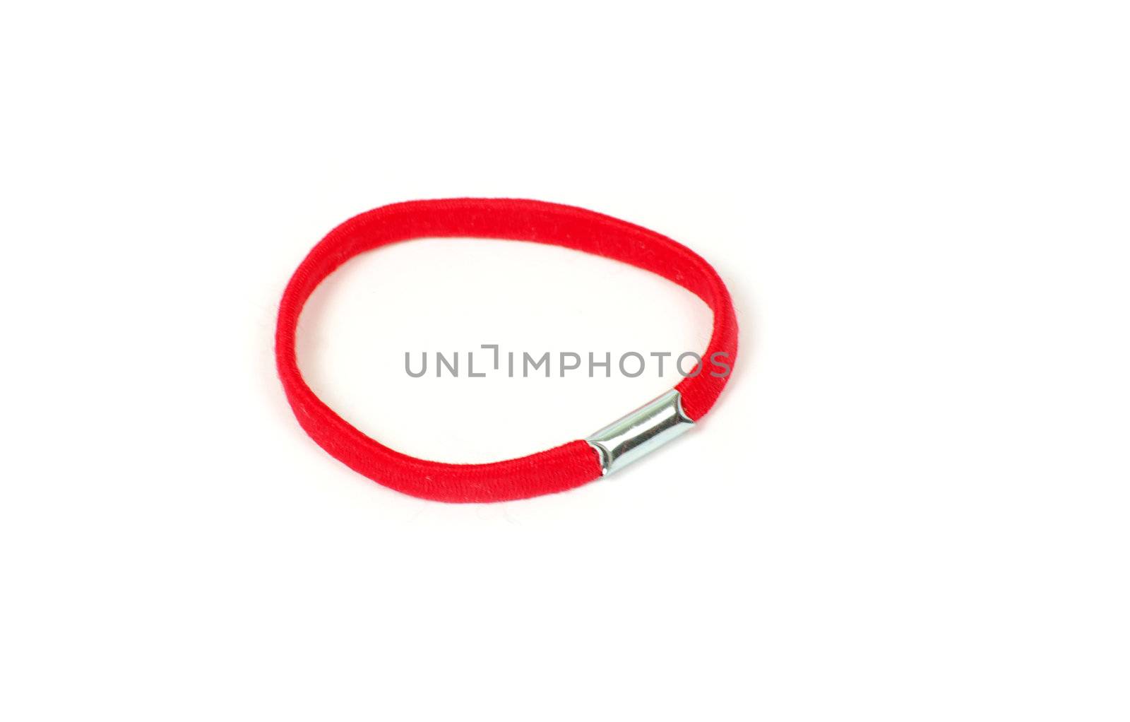  shaped hair pin on white background