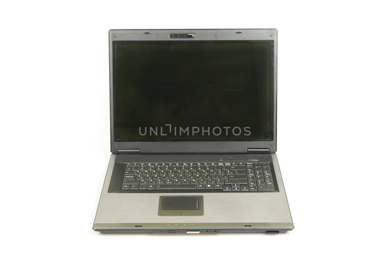 professional laptop isolated on white background 