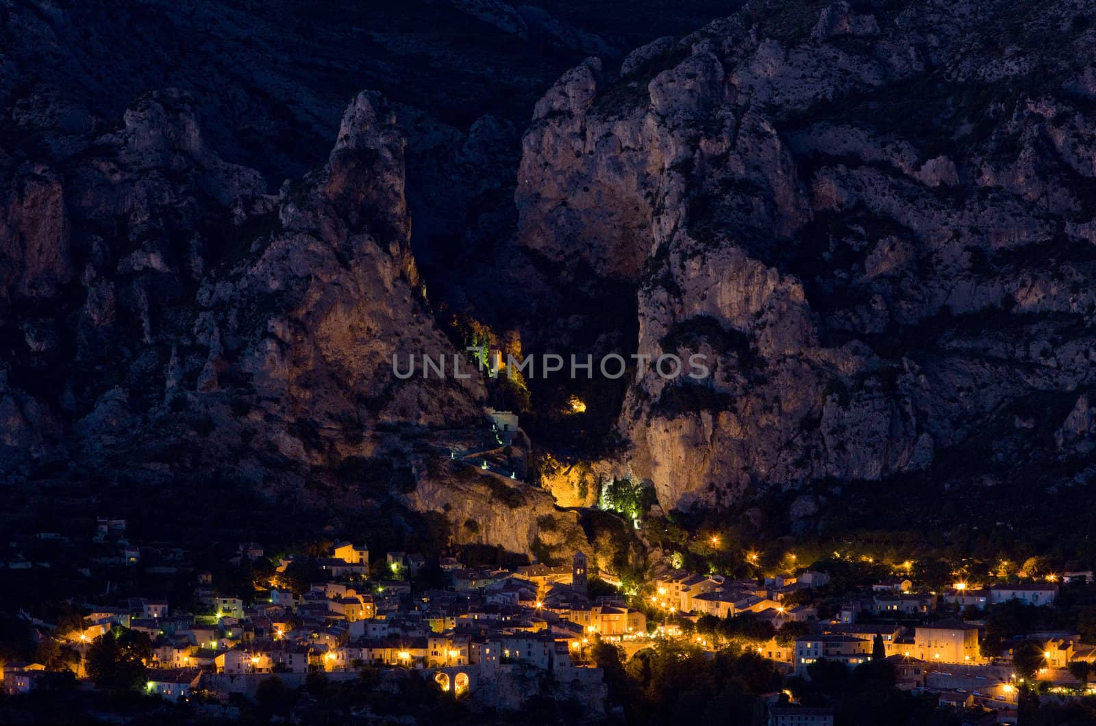 Moustiers Sainte Marie, Alpes-de-Haute-Provence Departement, France