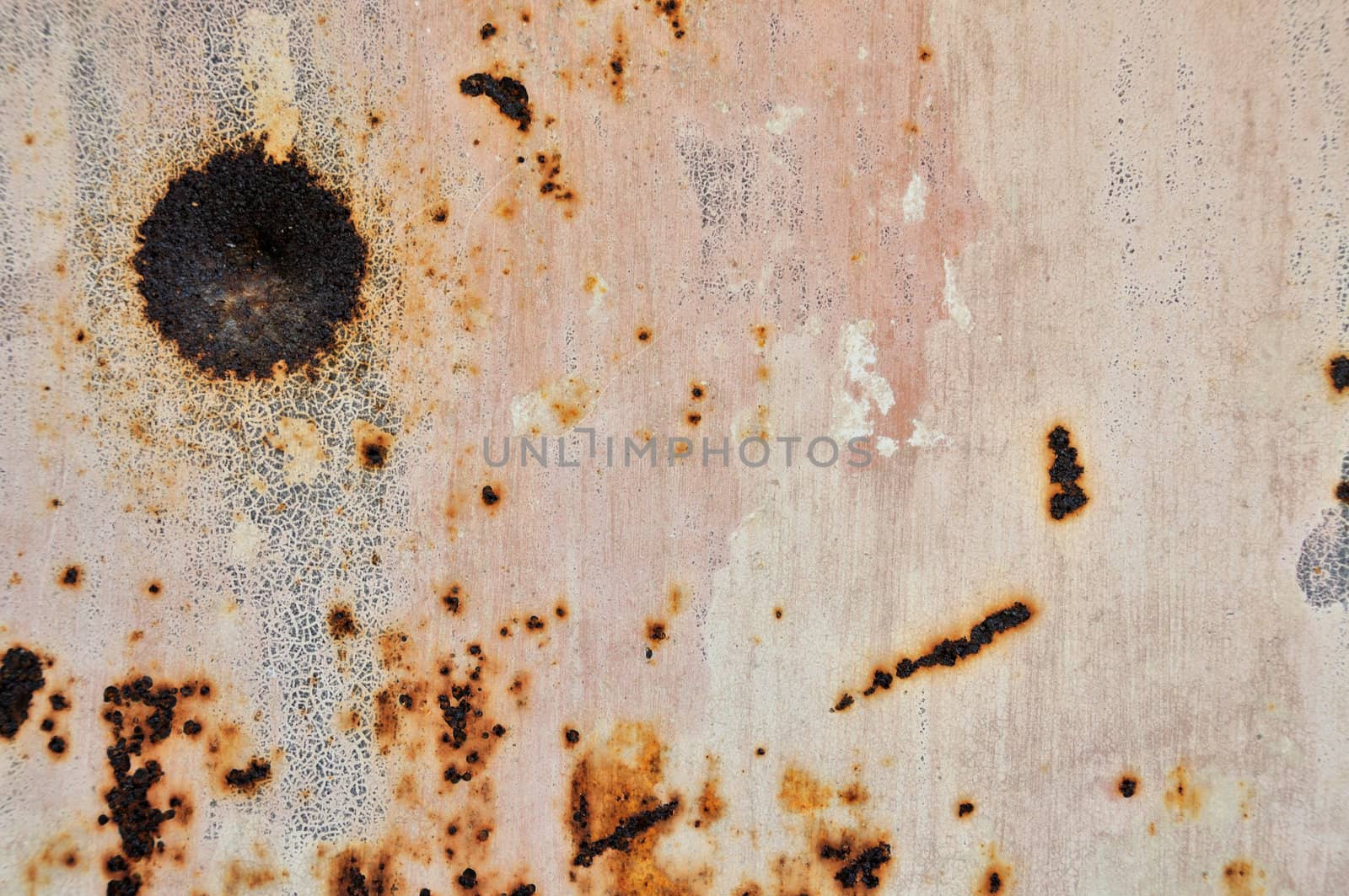 Scratched rusty metal surface. Abstract industrial texture.