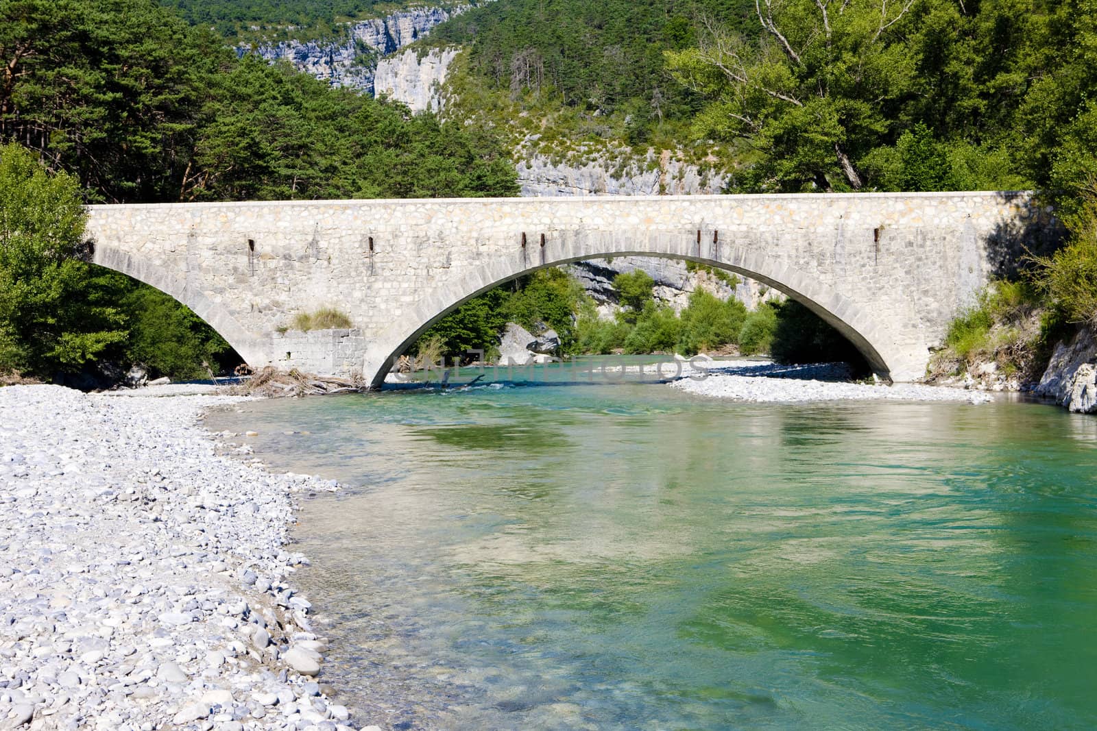 Carejuan Bridge, Verdon Gorge, Provence, France