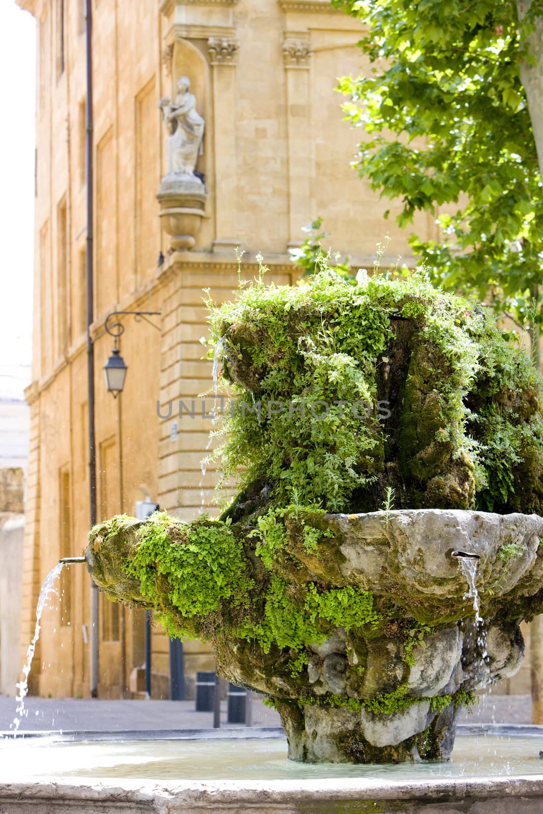 fountain, Aix-en-Provence, Provence, France