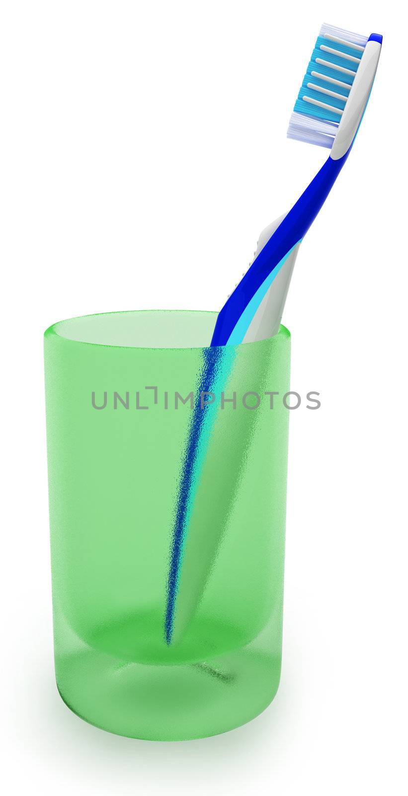 Toothbrush in a cup