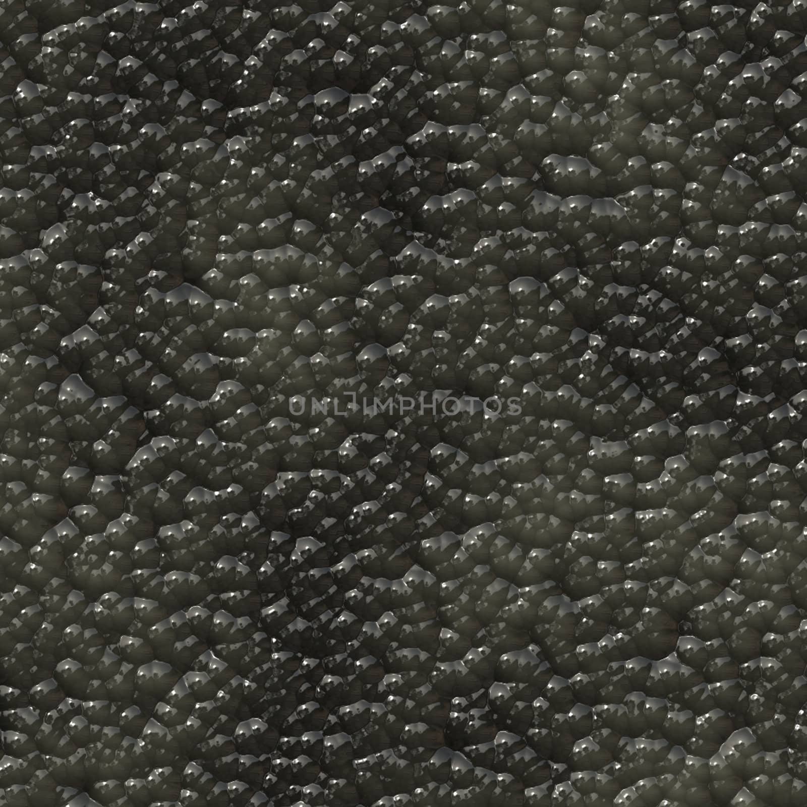 a closeup of caviar