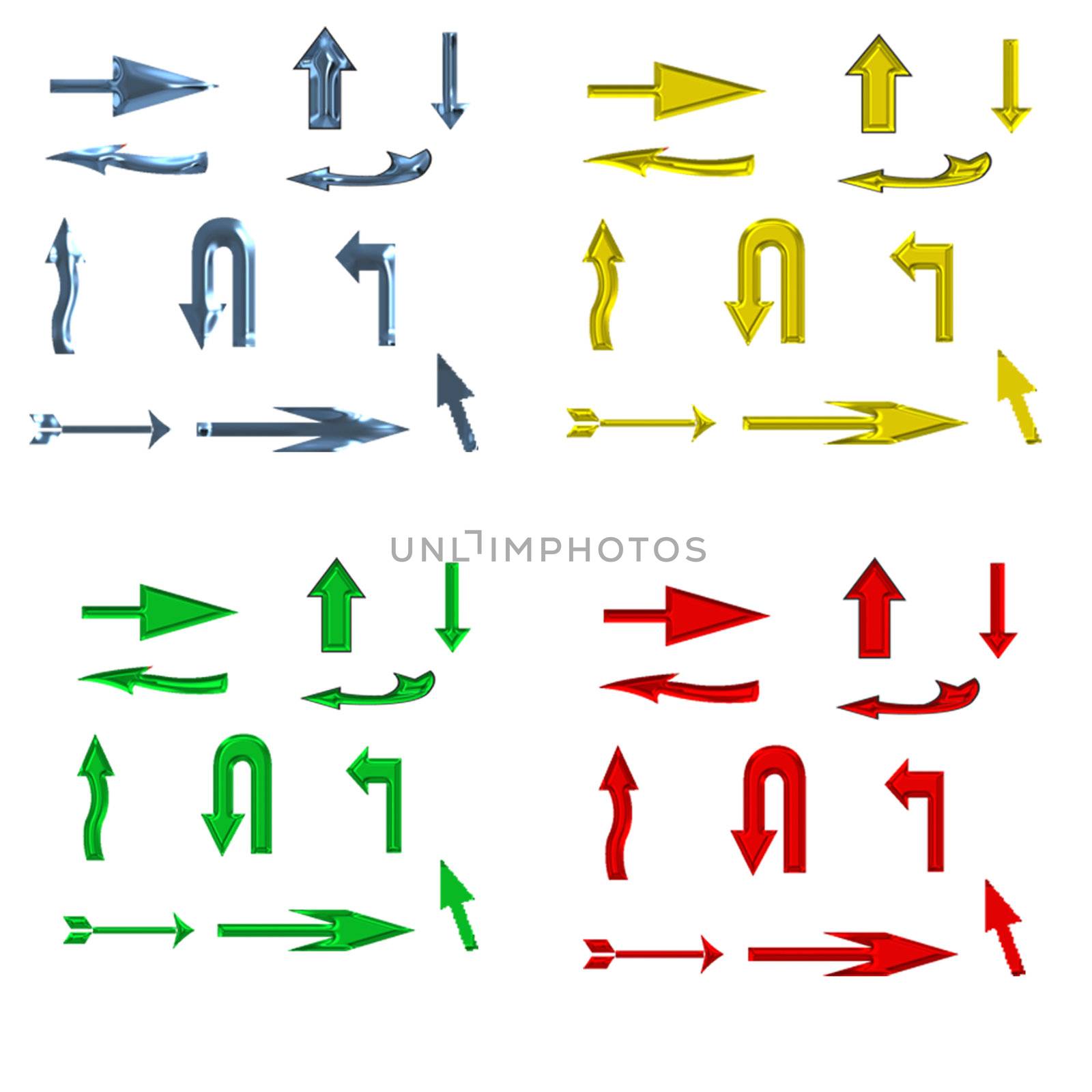 A collection of arrows
