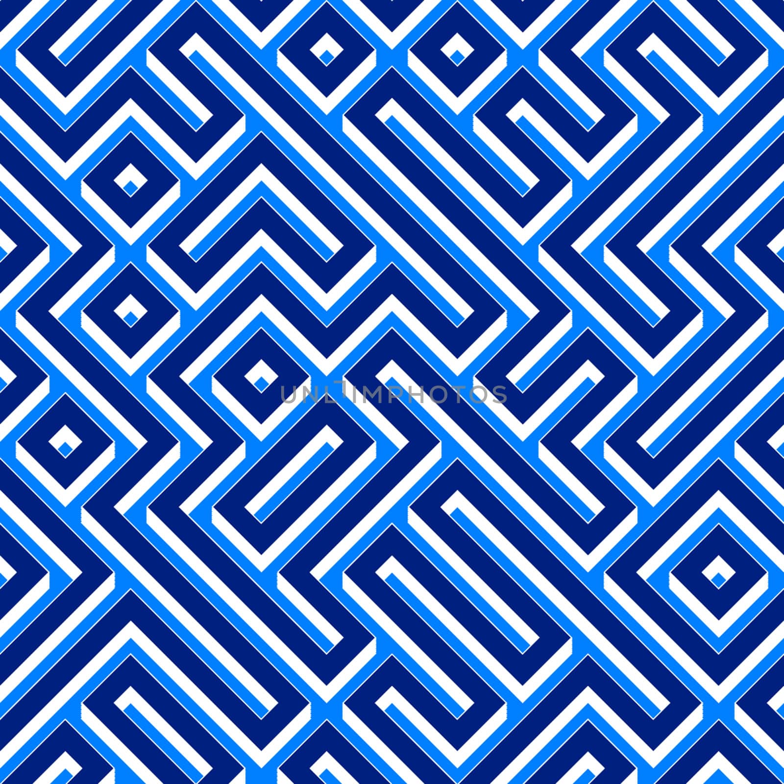 blue 3d puzzle