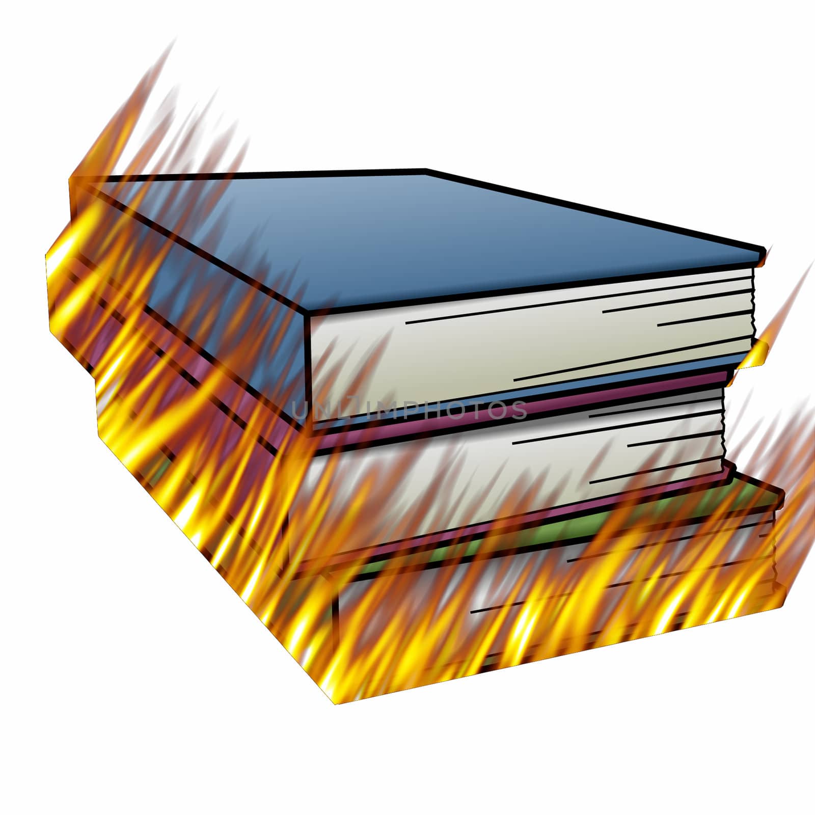 books on fire by nadil