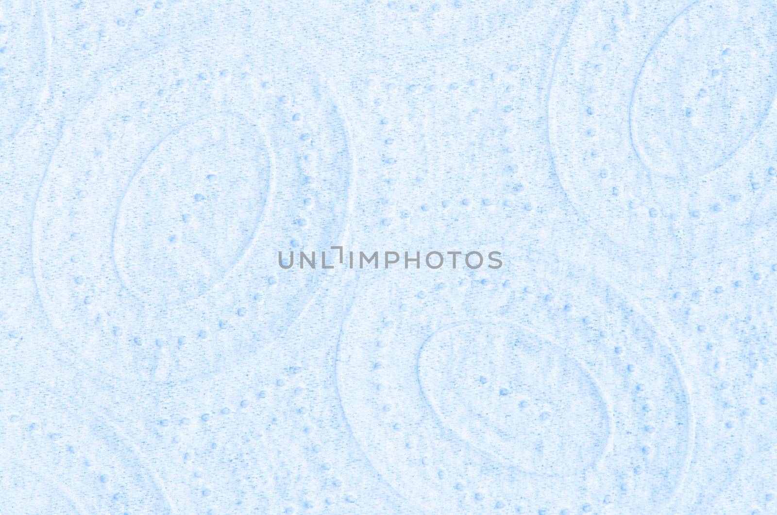 Blue kitchen paper texture.