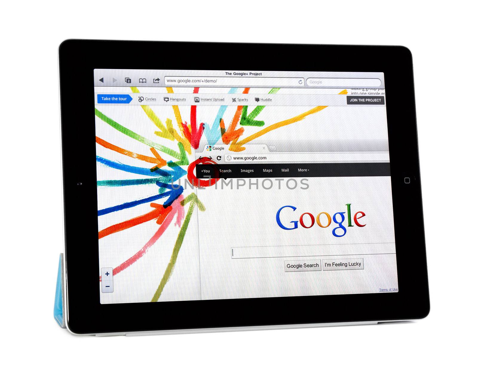 Apple Ipad2 with Google+ Project by bloomua