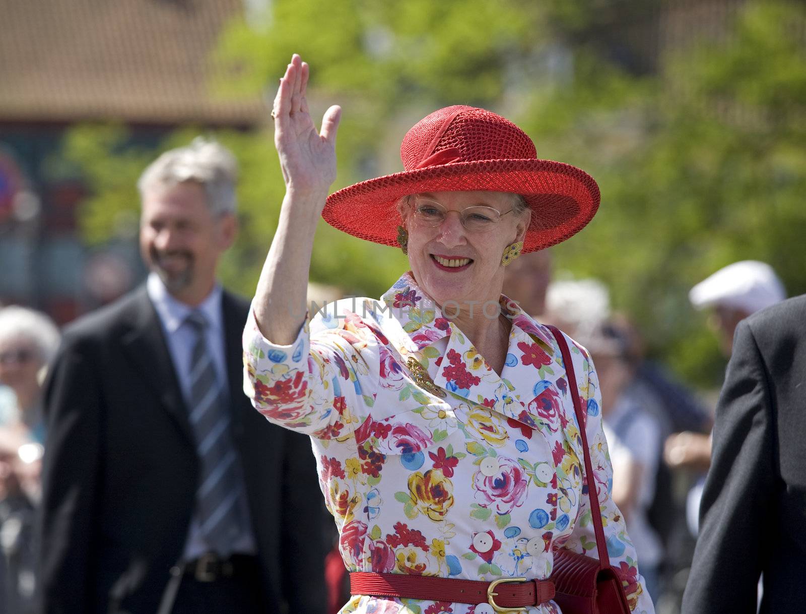 H M Queen Margrethe the 2nd of Denmark during her official visit to Nyborg,  Denmark on the 2nd of June 2009.