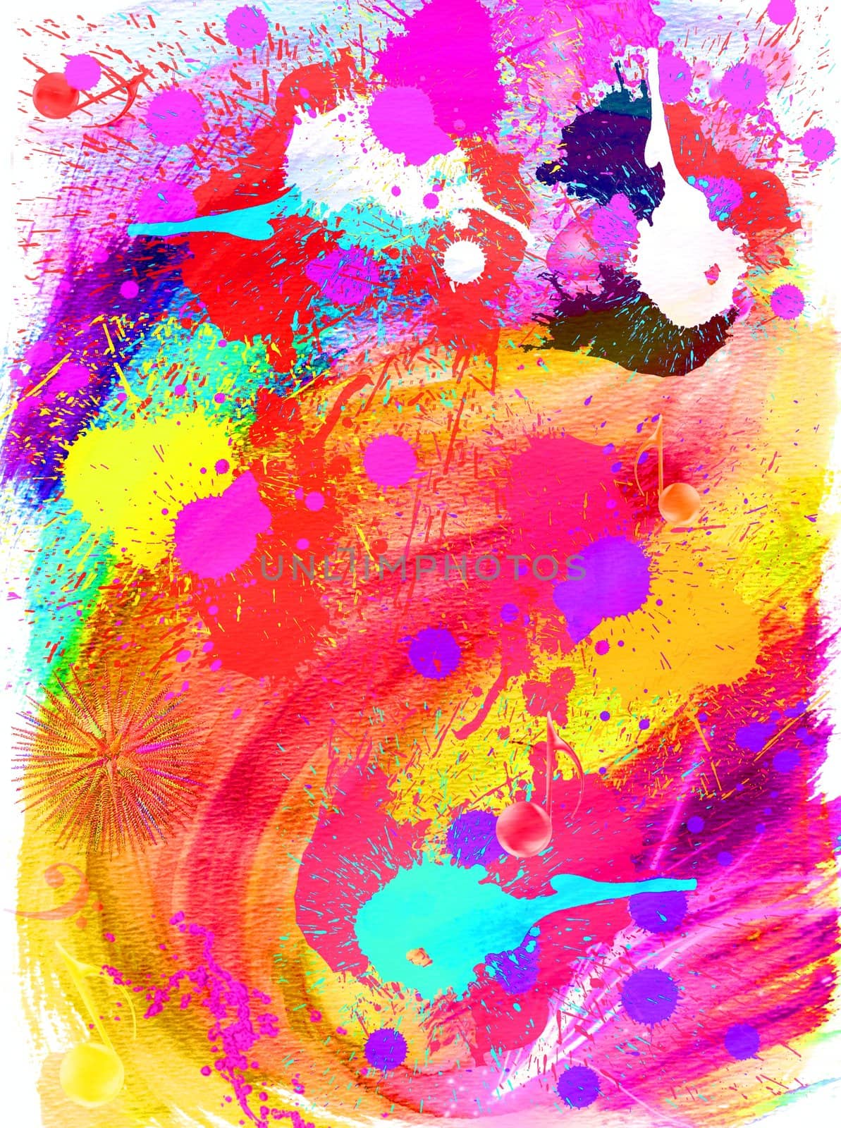 a swirl of color and relaxing brushes