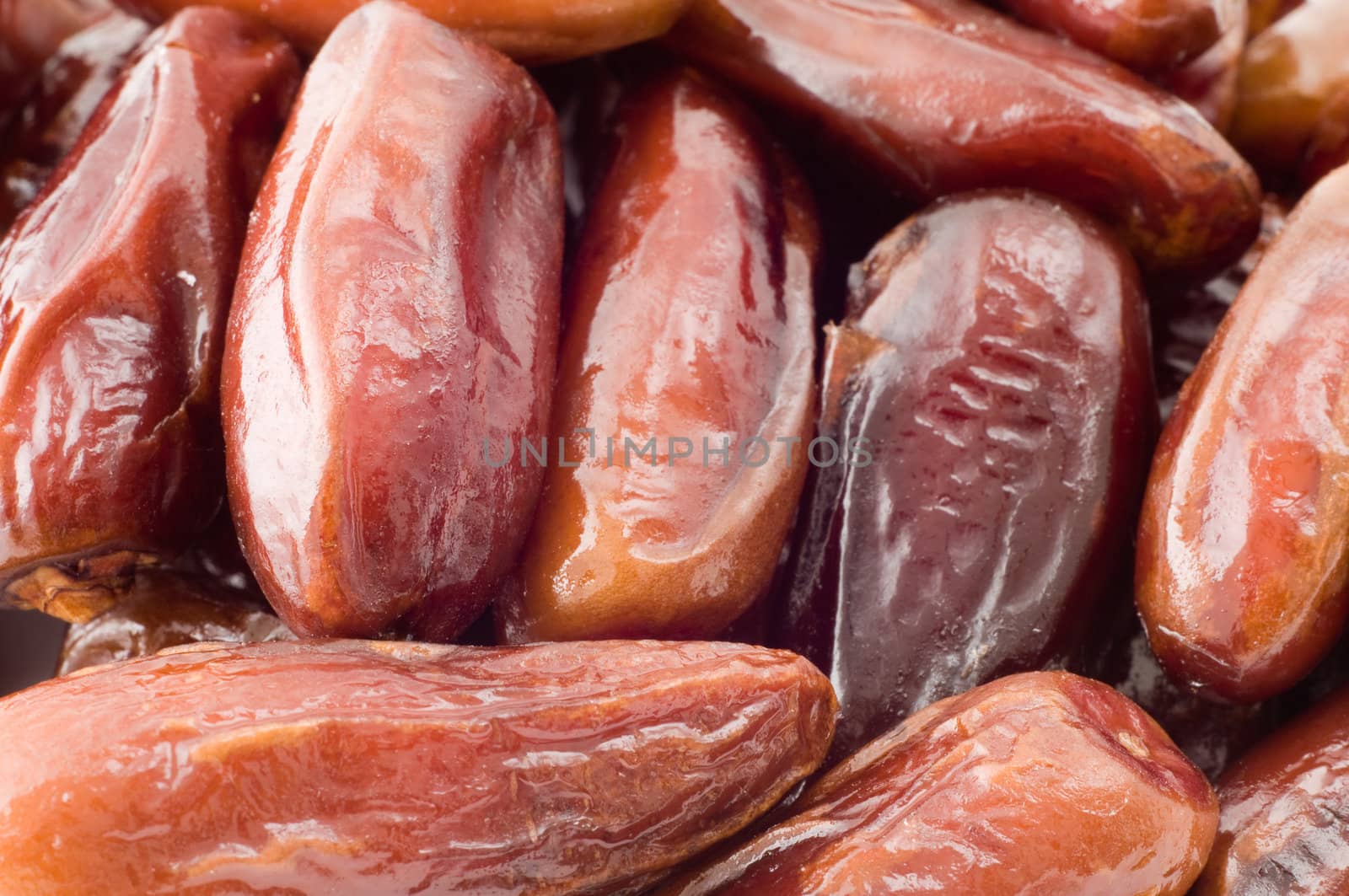 close-up of dried dates, food background