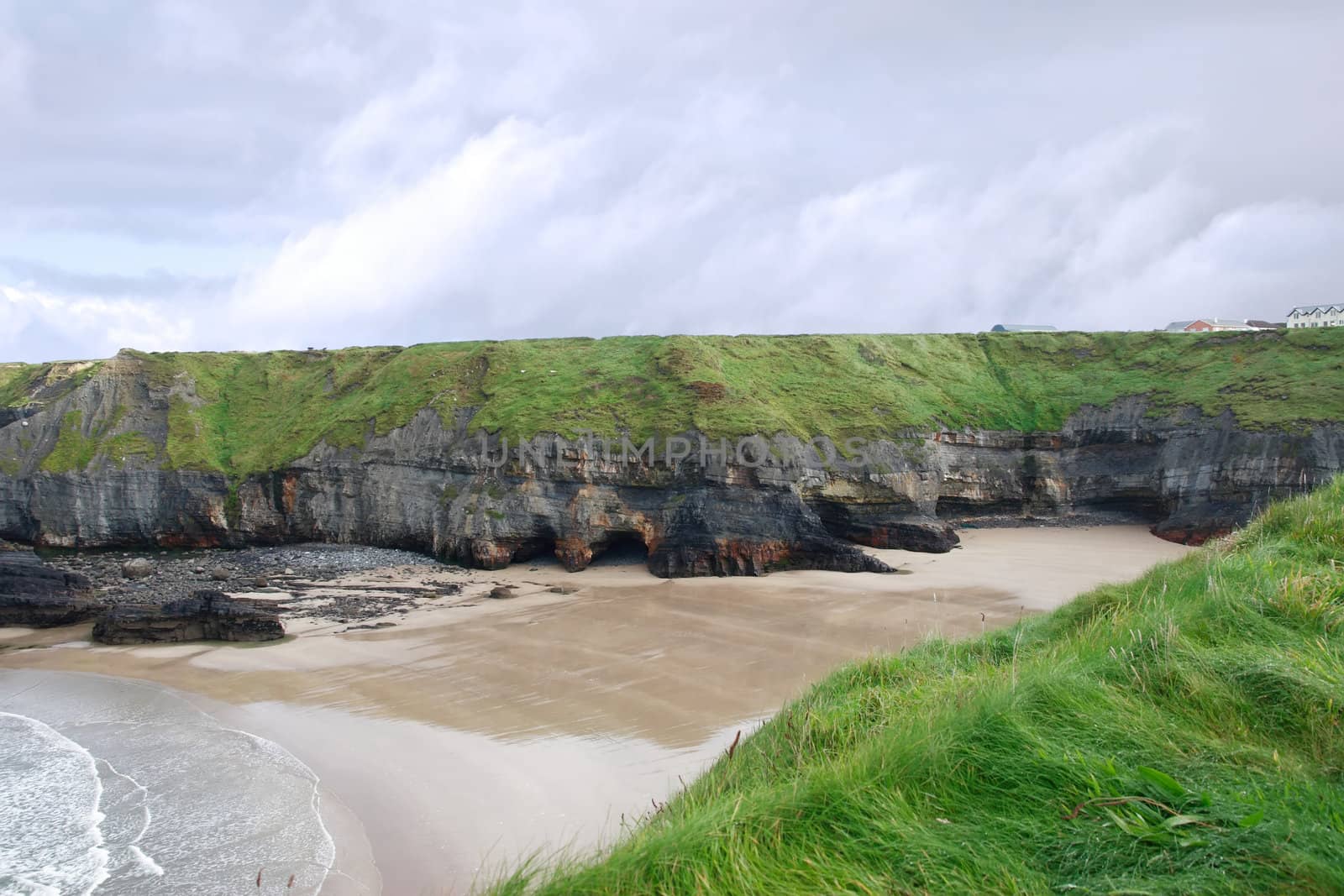 a view of the nuns beach ballybunion ireland