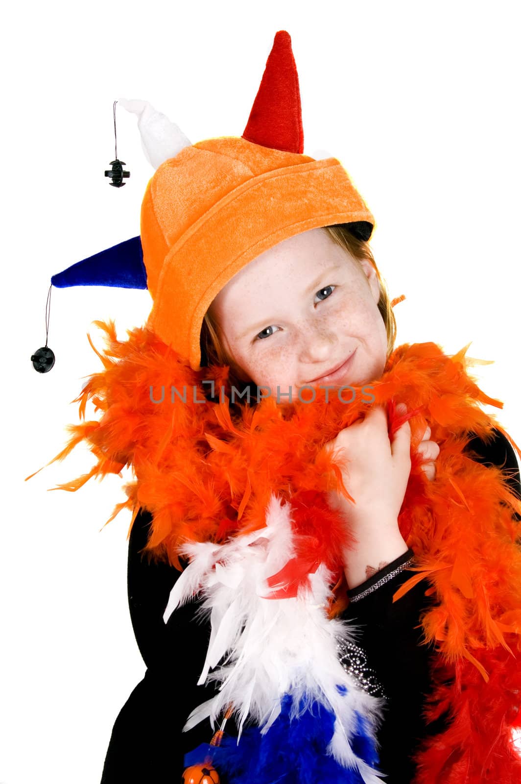 little girl ready to celebrate queensday by ladyminnie