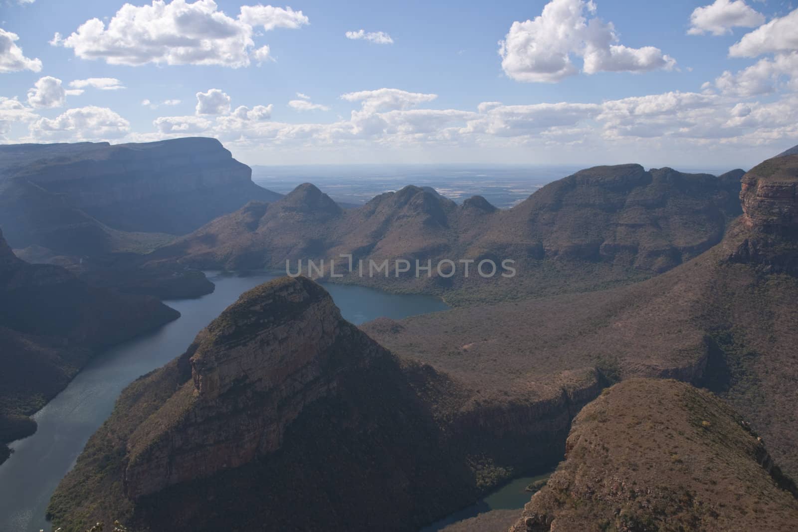Rolling hills of the Blyde River Canyon Nature Reserve in Mpumalanga, South Africa