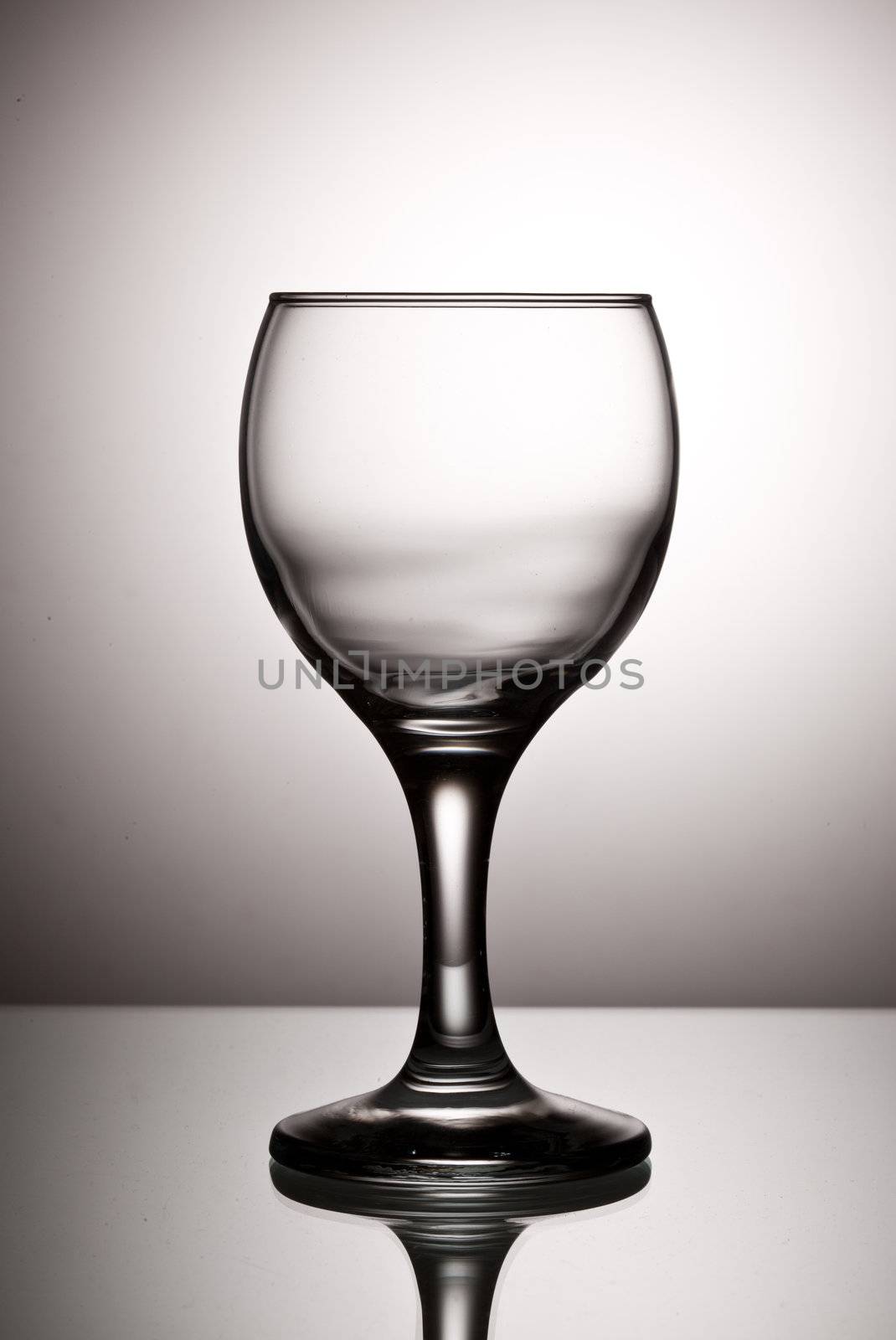 empty glass by agg