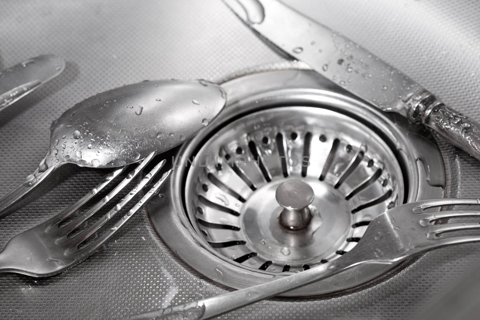 kitchen series: kitchen steel sinr with tap